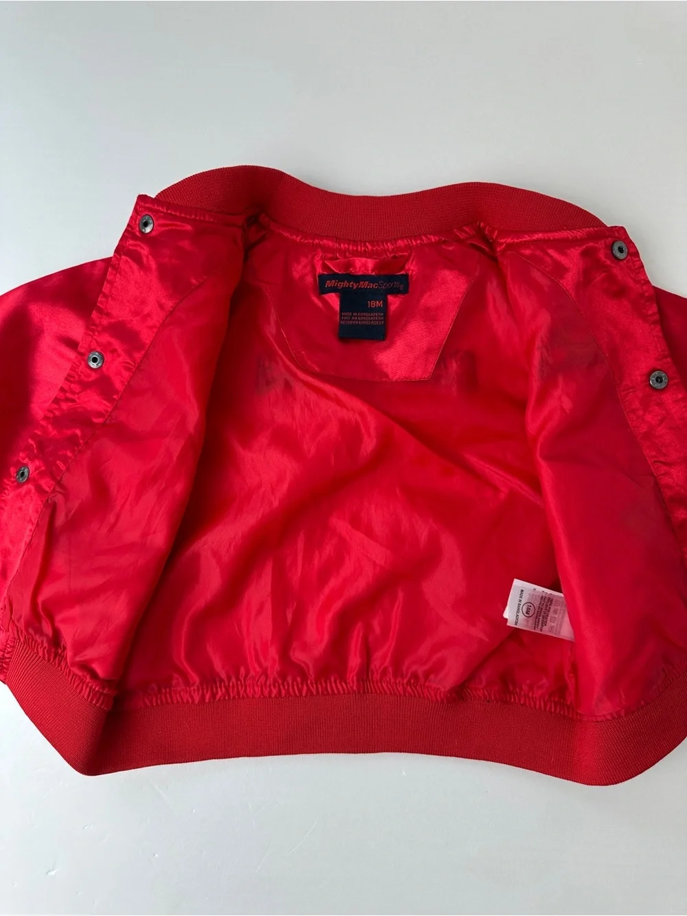 Baseball St Louis Cardinals Satin Bomber Jacket Toddler 18 Months MLB Red